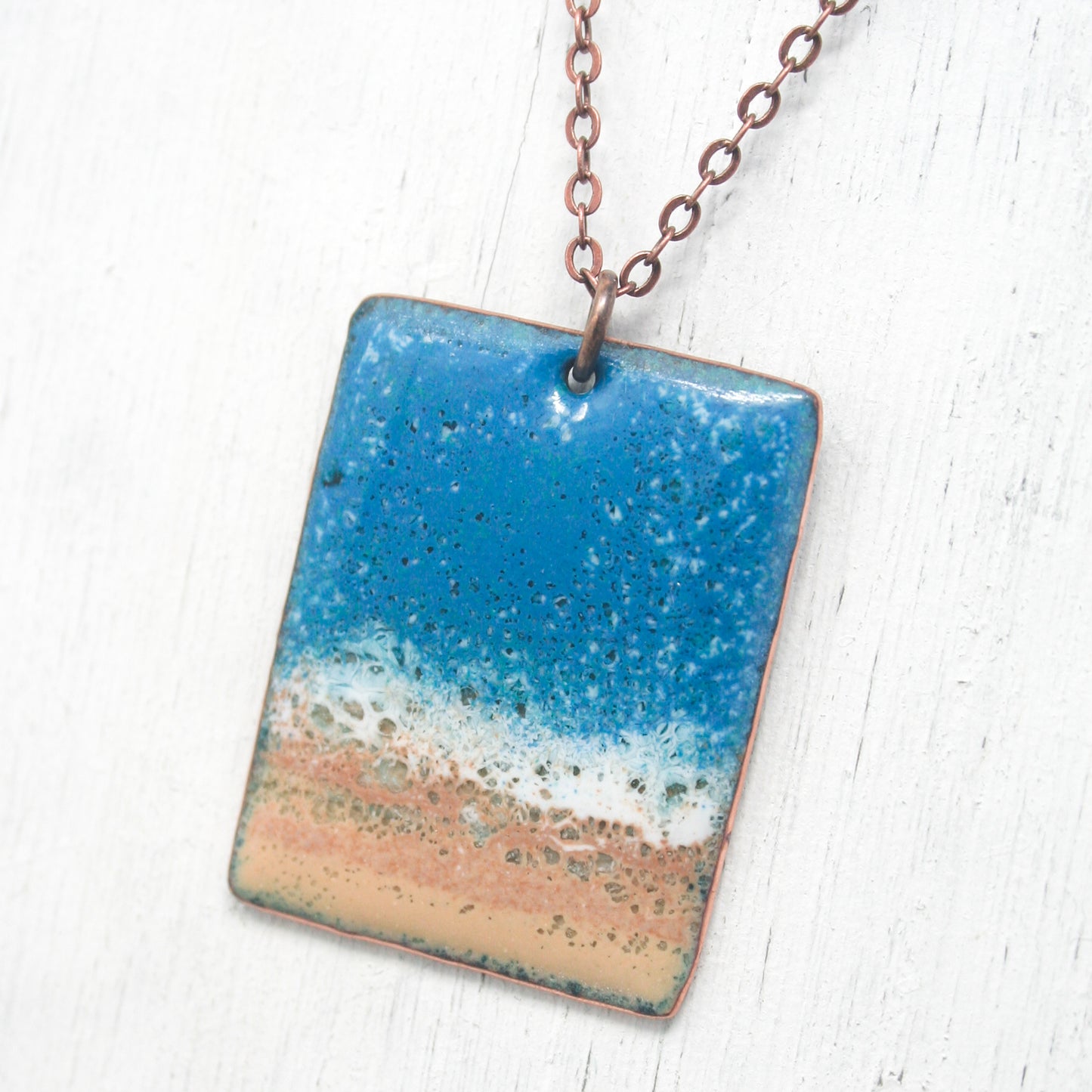 Batik Beach Pendant B [ready to ship]