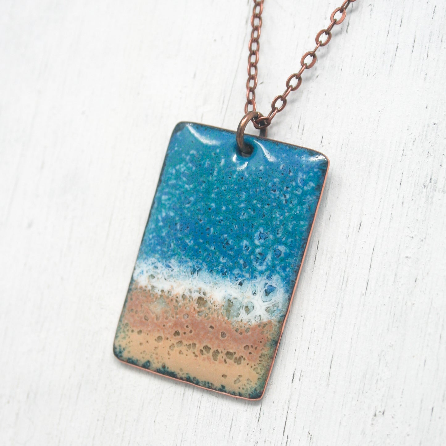 Batik Beach Pendant A [ready to ship]