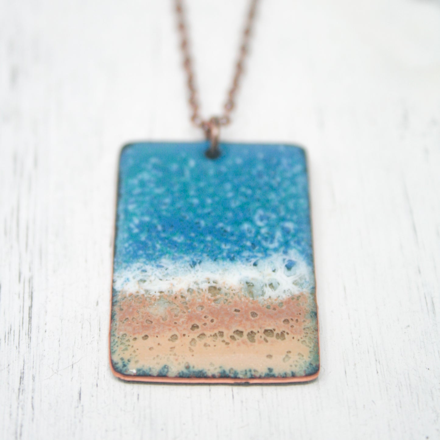 Batik Beach Pendant A [ready to ship]