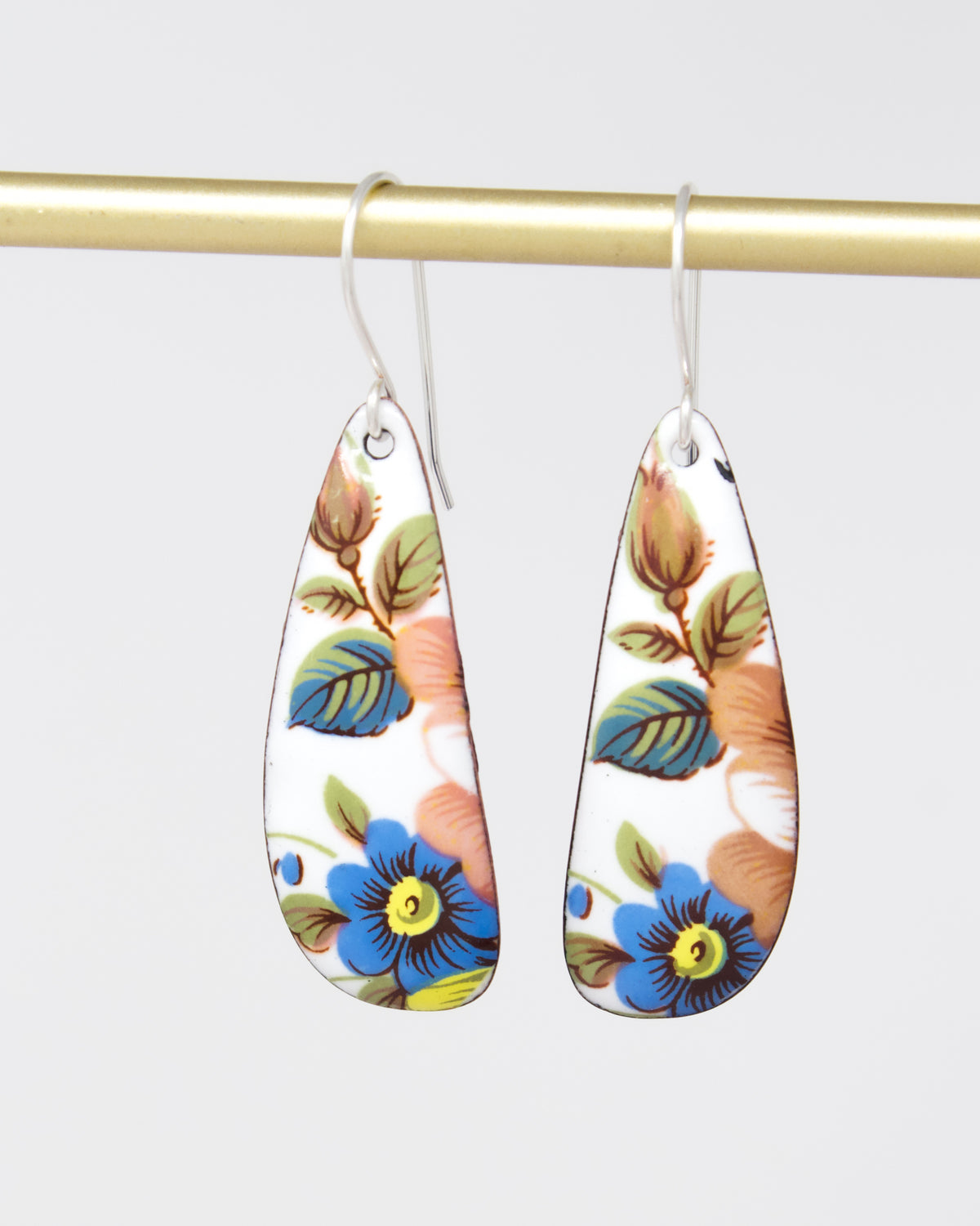 Vintage Revival Earrings, Cottage Garland, Large drop