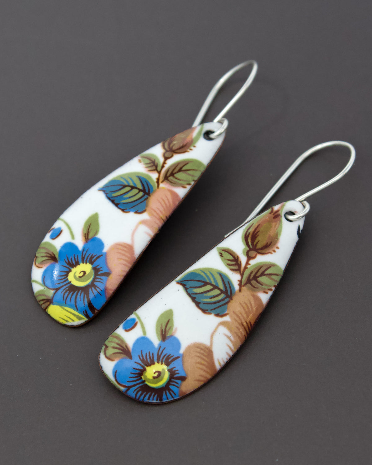 Vintage Revival Earrings, Cottage Garland, Large drop