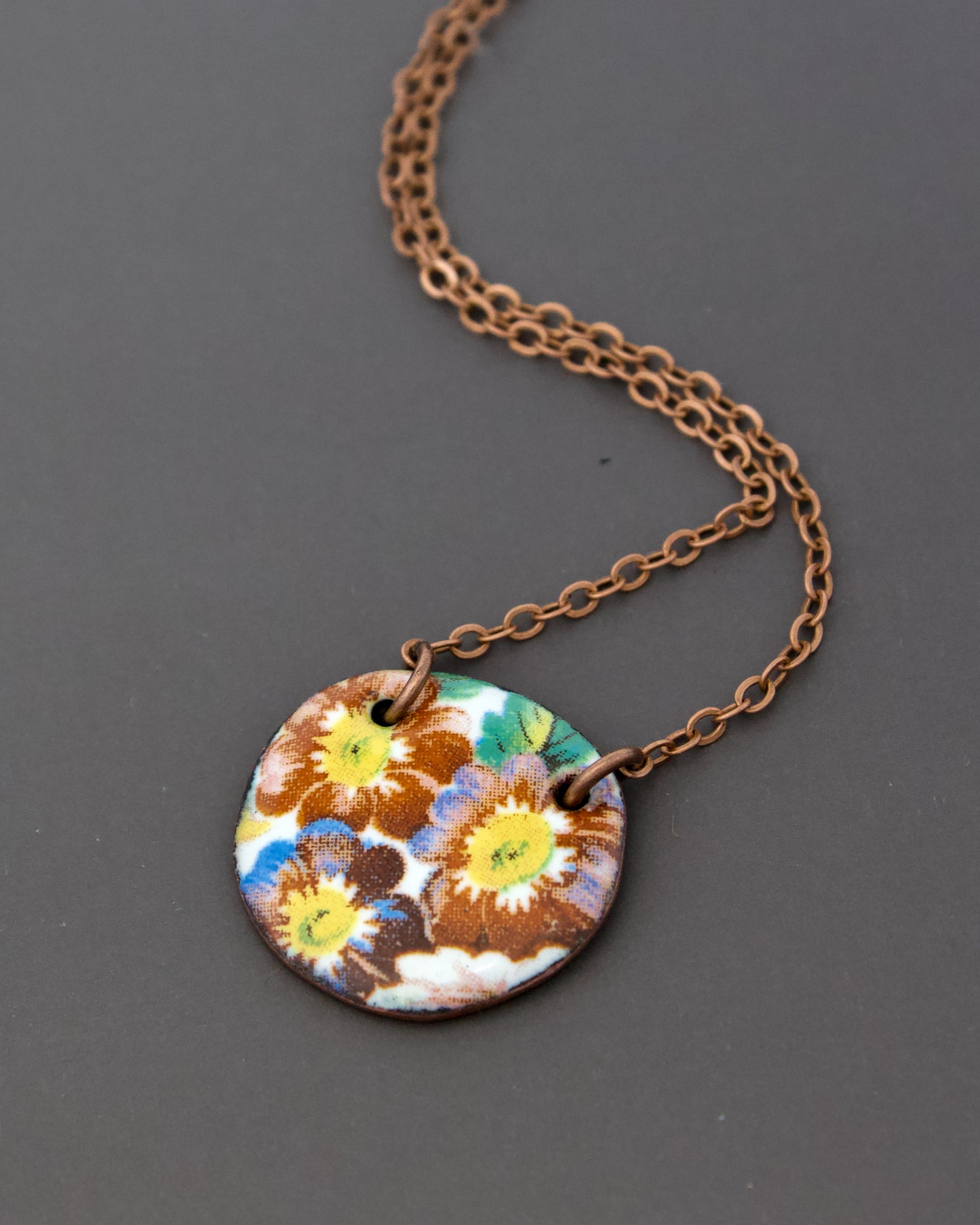 Vintage Revival Necklace- Wildflower Garden- Dot