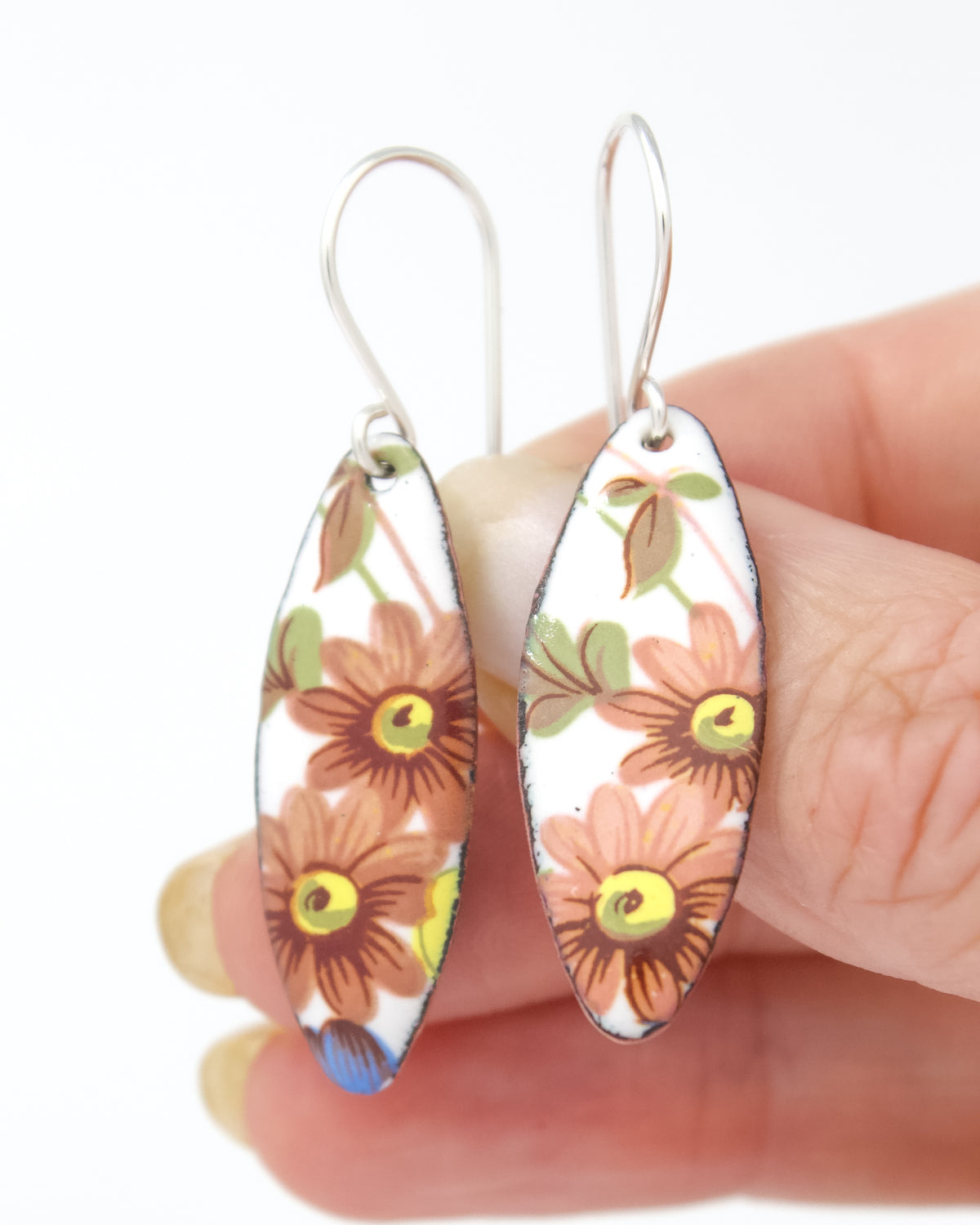 Vintage Revival Earrings, Cottage Garland, Petal