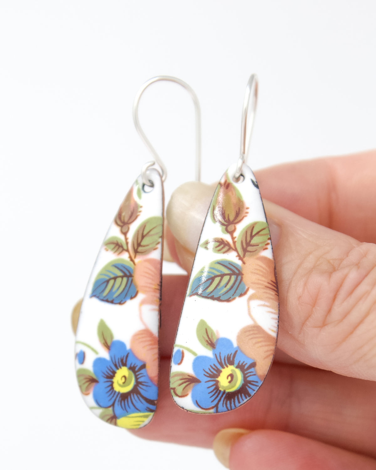 Vintage Revival Earrings, Cottage Garland, Large drop