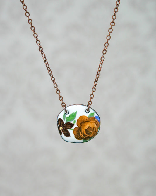 Woodland dot Vintage Revival Necklace