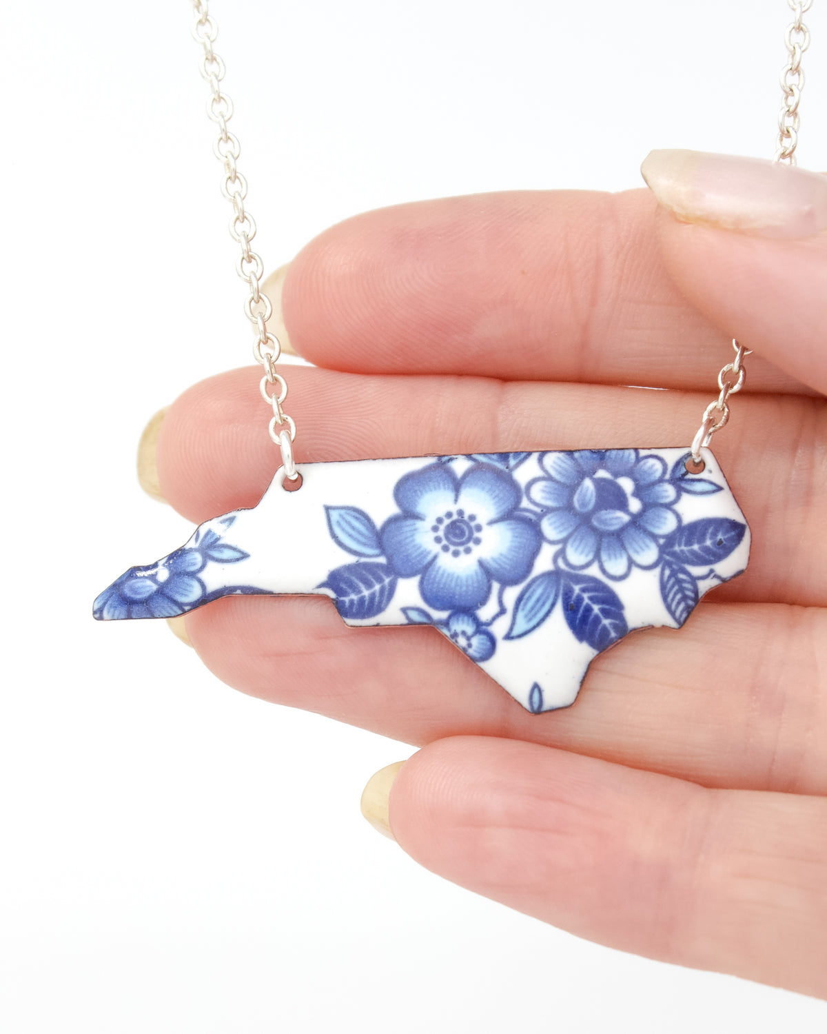 Vintage Revival Necklace, Blue Heritage, NC state