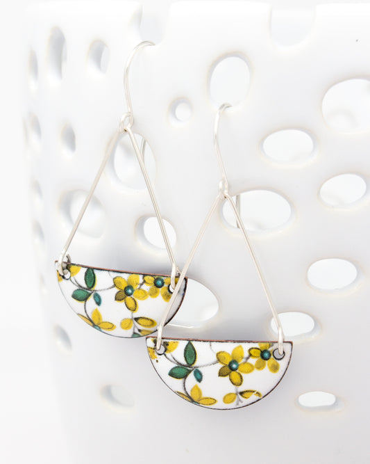 Vintage Revival Earrings, Nordic Folk, Contain
