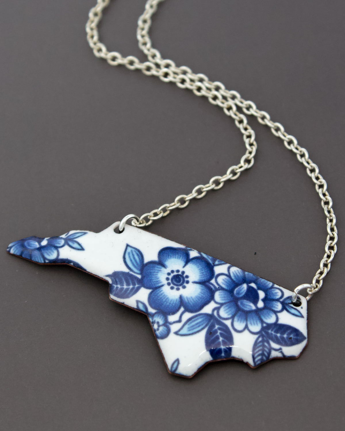 Vintage Revival Necklace, Blue Heritage, NC state