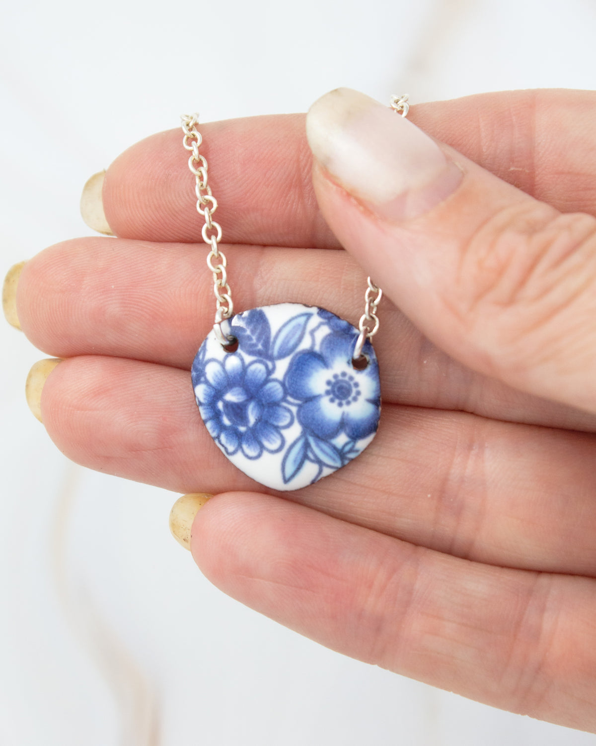 Vintage Revival Necklace- Blue Heritage- Dot