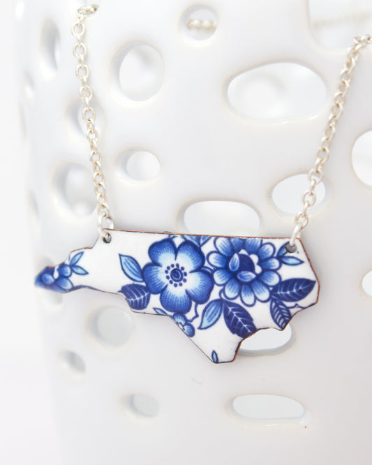 Vintage Revival Necklace, Blue Heritage, NC state