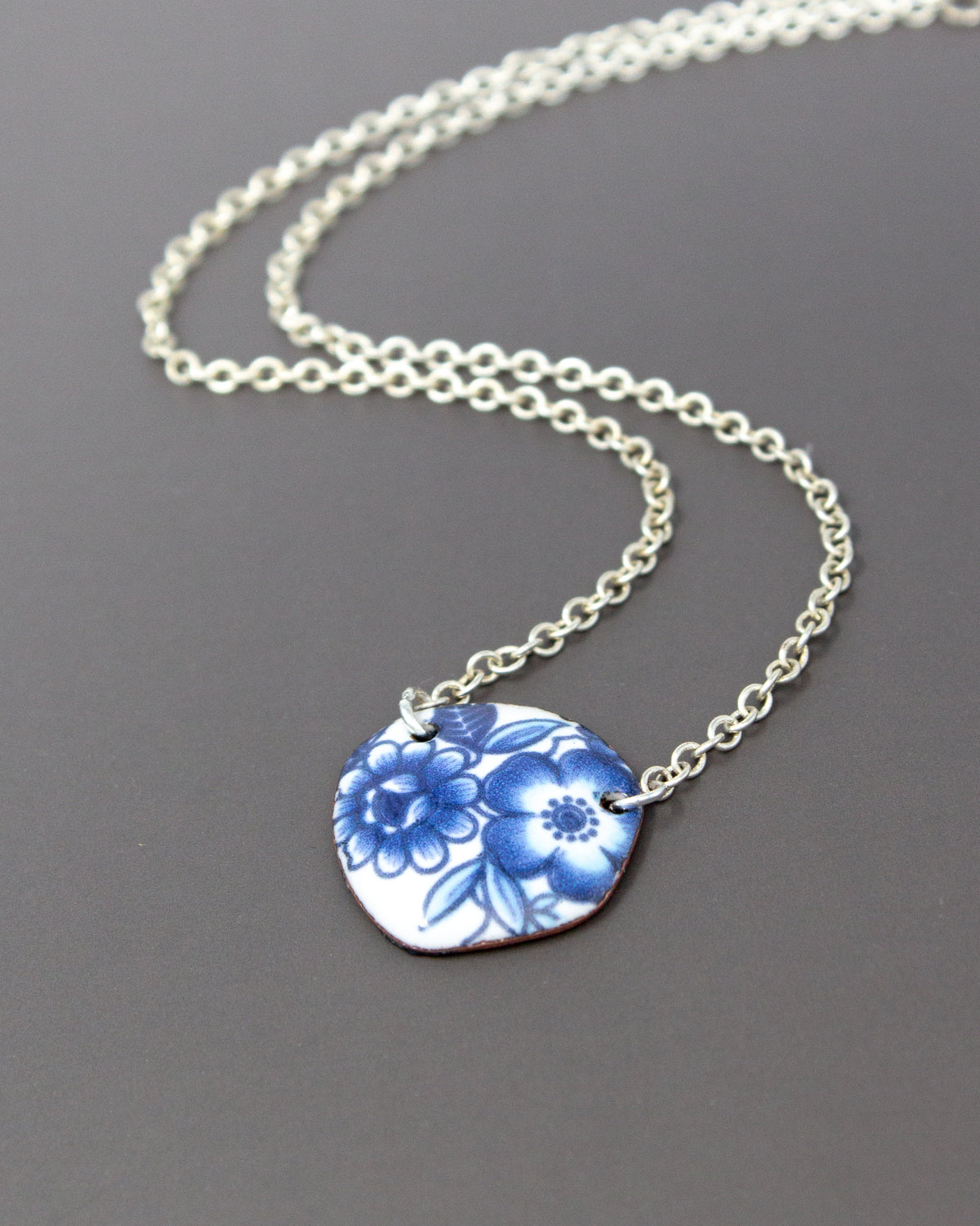 Vintage Revival Necklace- Blue Heritage- Dot
