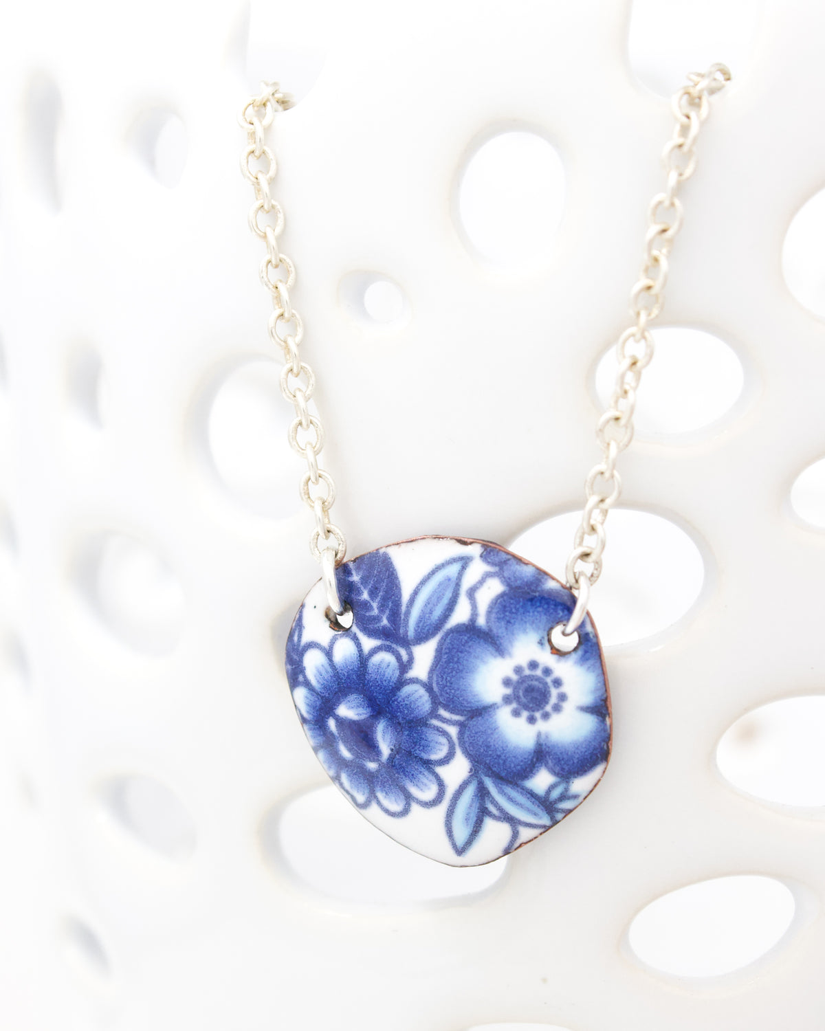 Vintage Revival Necklace- Blue Heritage- Dot