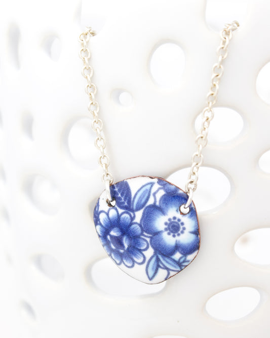 Vintage Revival Necklace- Blue Heritage- Dot