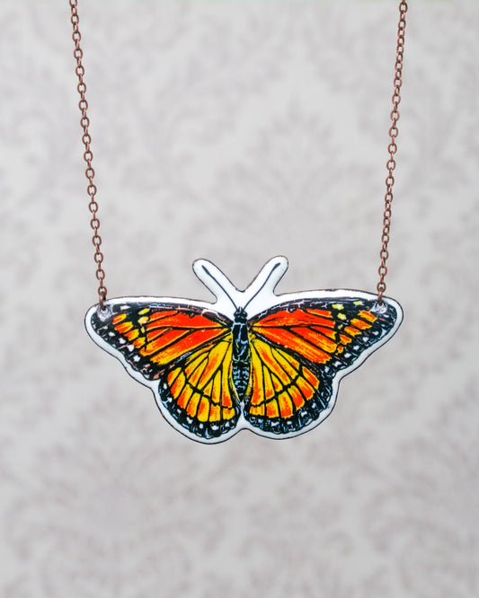 Monarch Butterfly Vintage Revival Necklace [ready to ship]