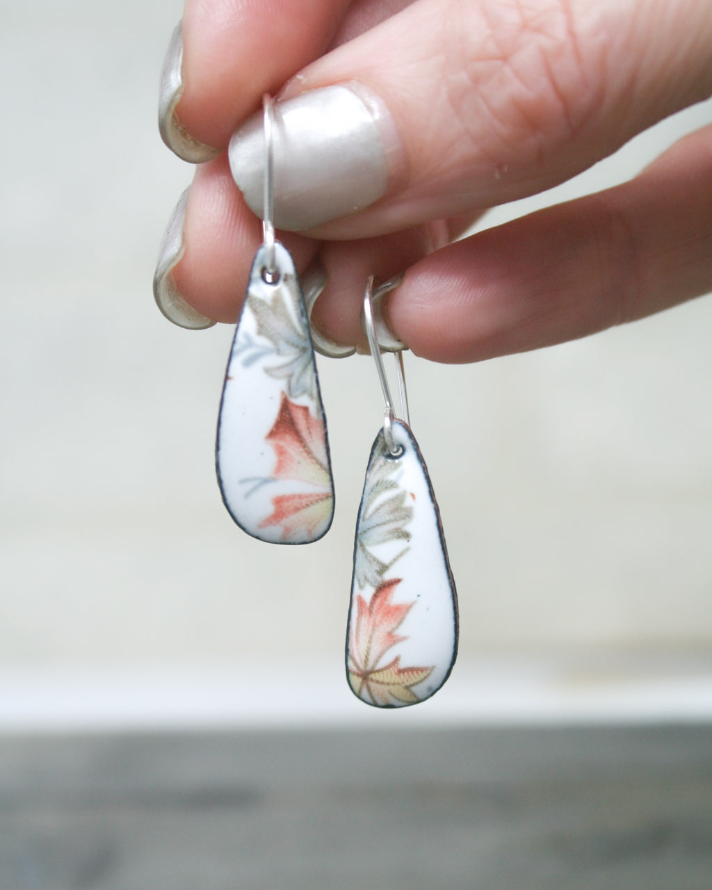 Fall Foliage Small Drop Vintage Revival Earrings [ready to ship]