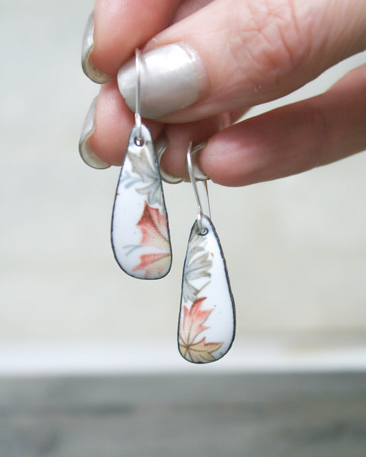 Fall Foliage Small Drop Vintage Revival Earrings [ready to ship]