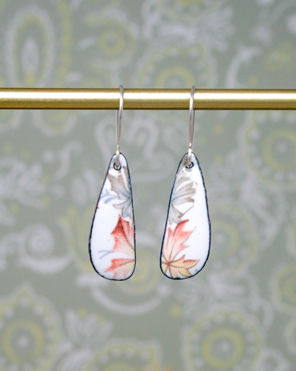 Fall Foliage Small Drop Vintage Revival Earrings [ready to ship]