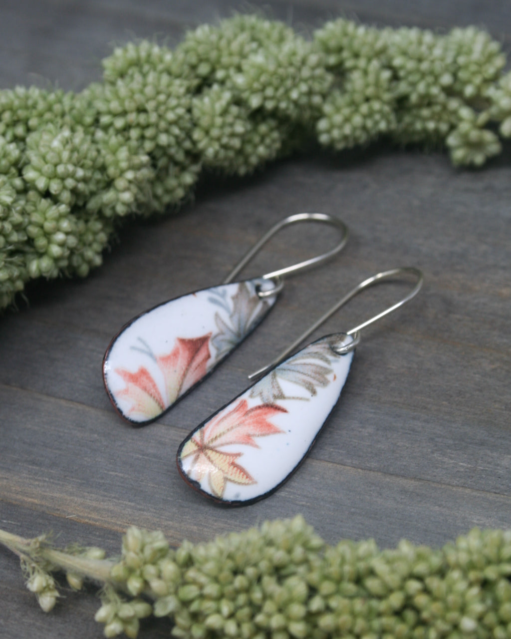 Fall Foliage Small Drop Vintage Revival Earrings [ready to ship]