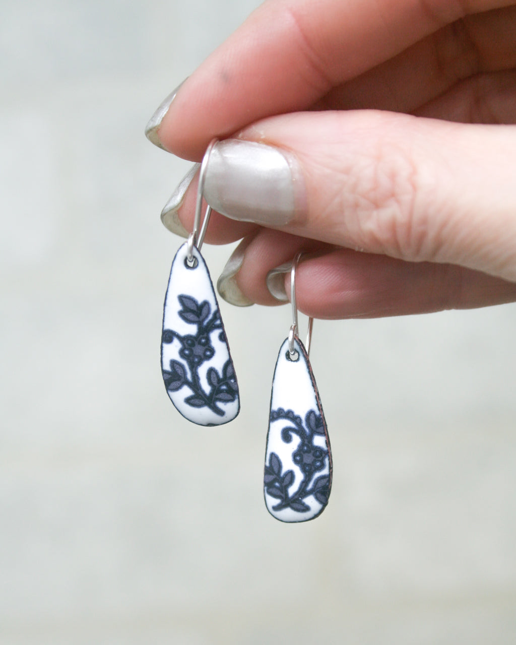 Silhouette Small Drop Vintage Revival Earrings [ready to ship]