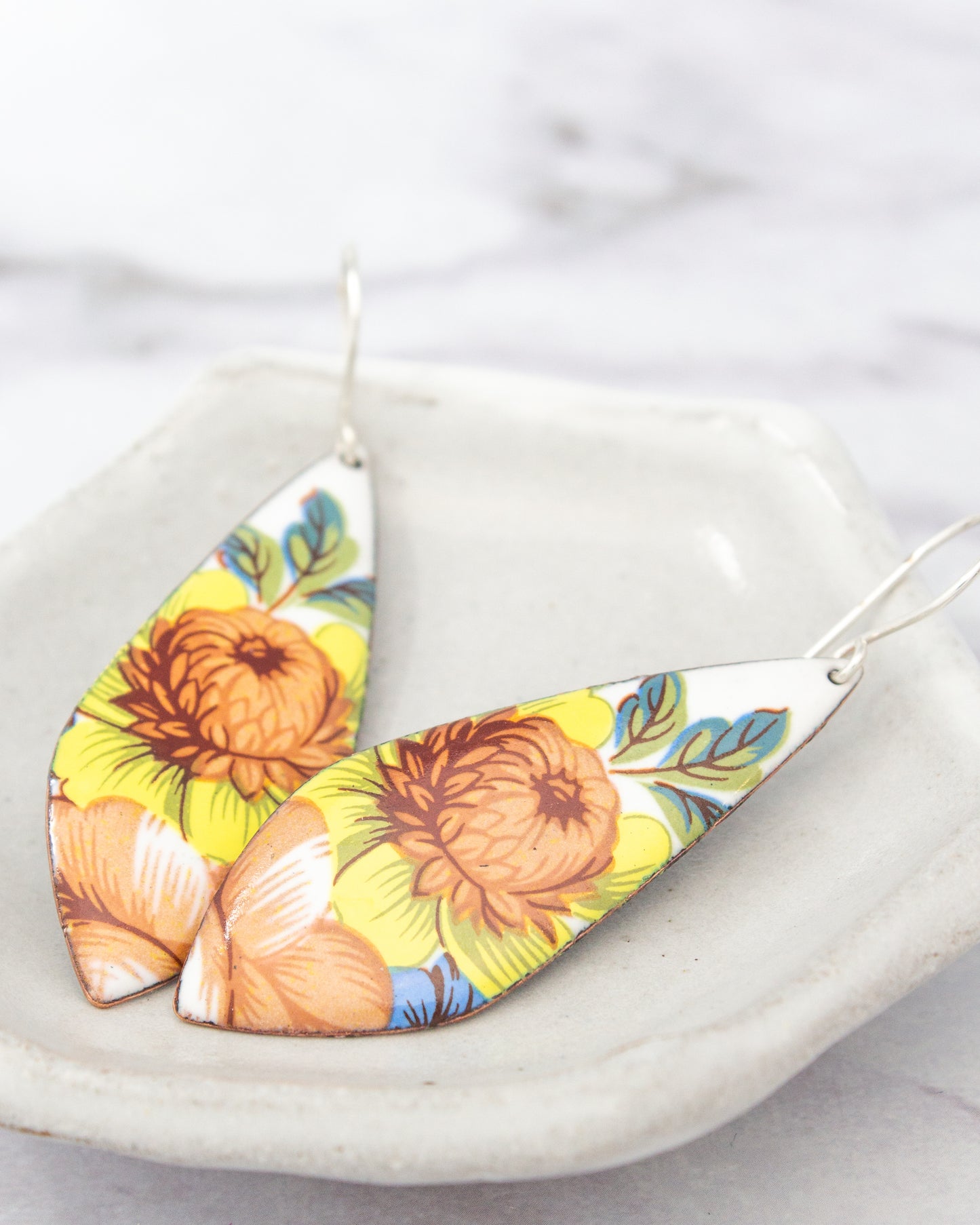 Cottage Garland Vintage Revival Earrings, Leaf