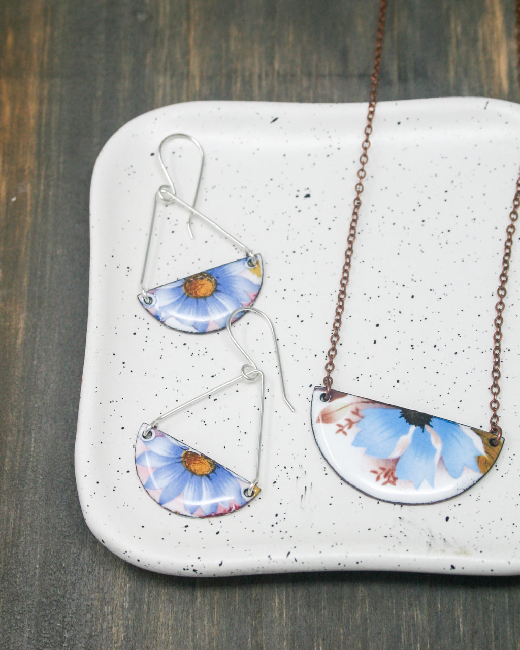 Ice Blossom Vintage Revival Necklace [ready to ship]