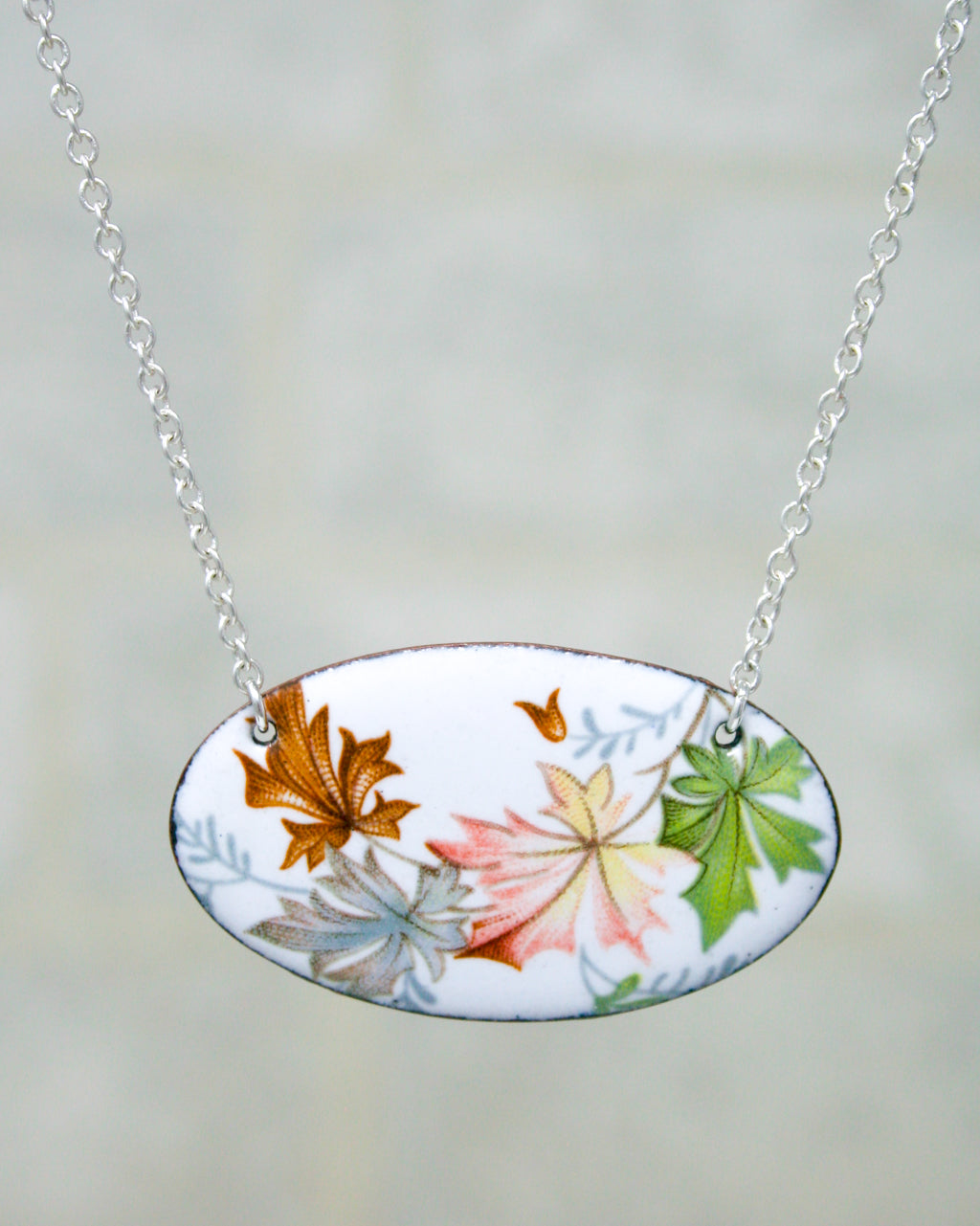 Fall Foliage Vintage Revival Necklace [ready to ship]