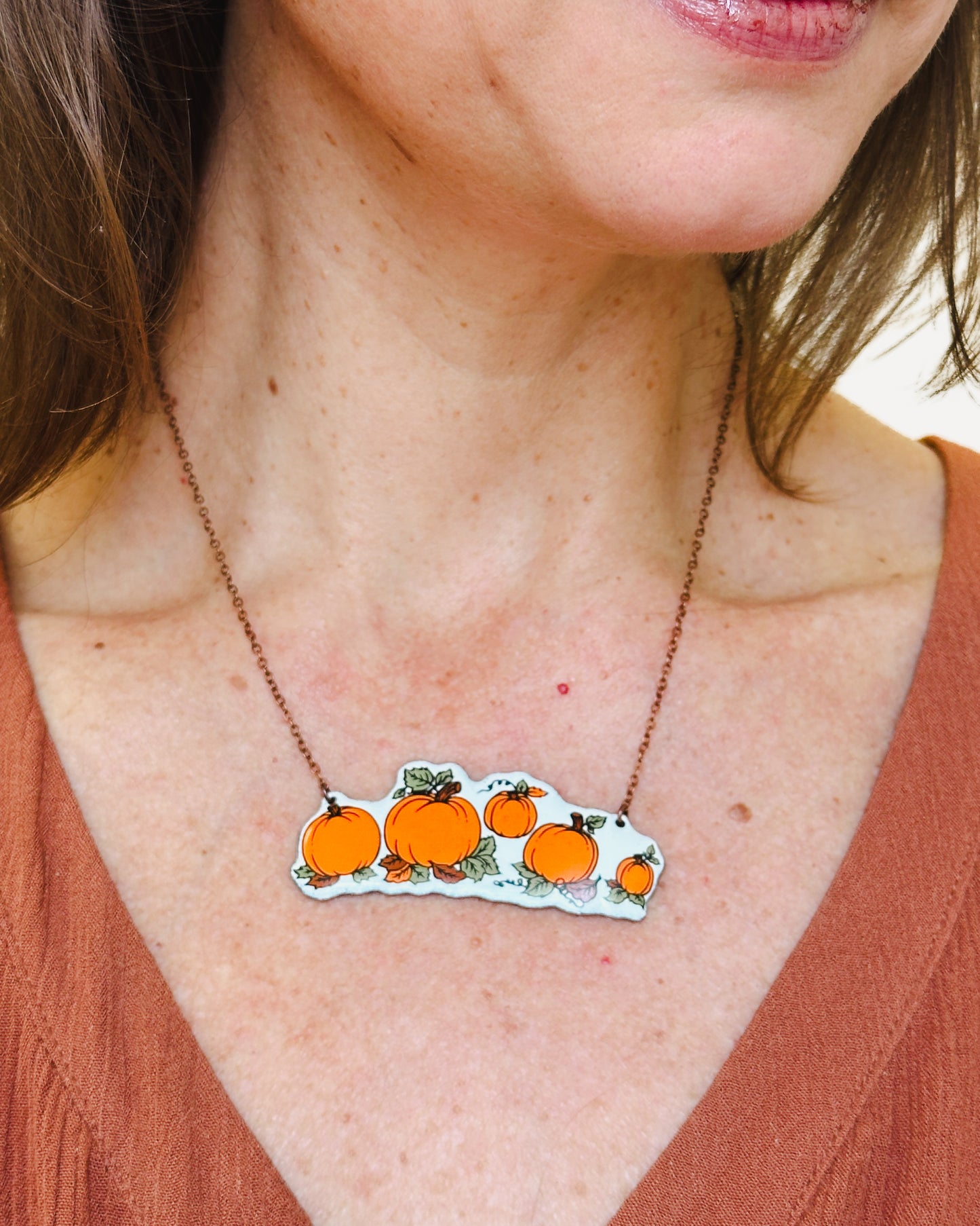 Pumpkin or Jack'o' Patch Vintage Revival Necklace [ready to ship]