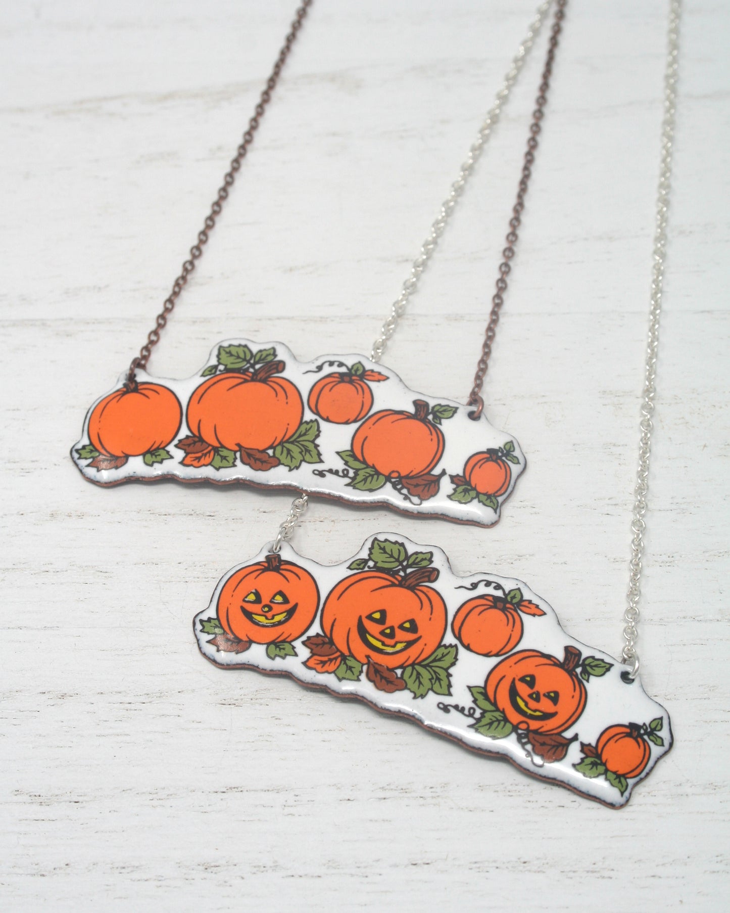 Pumpkin or Jack'o' Patch Vintage Revival Necklace [ready to ship]