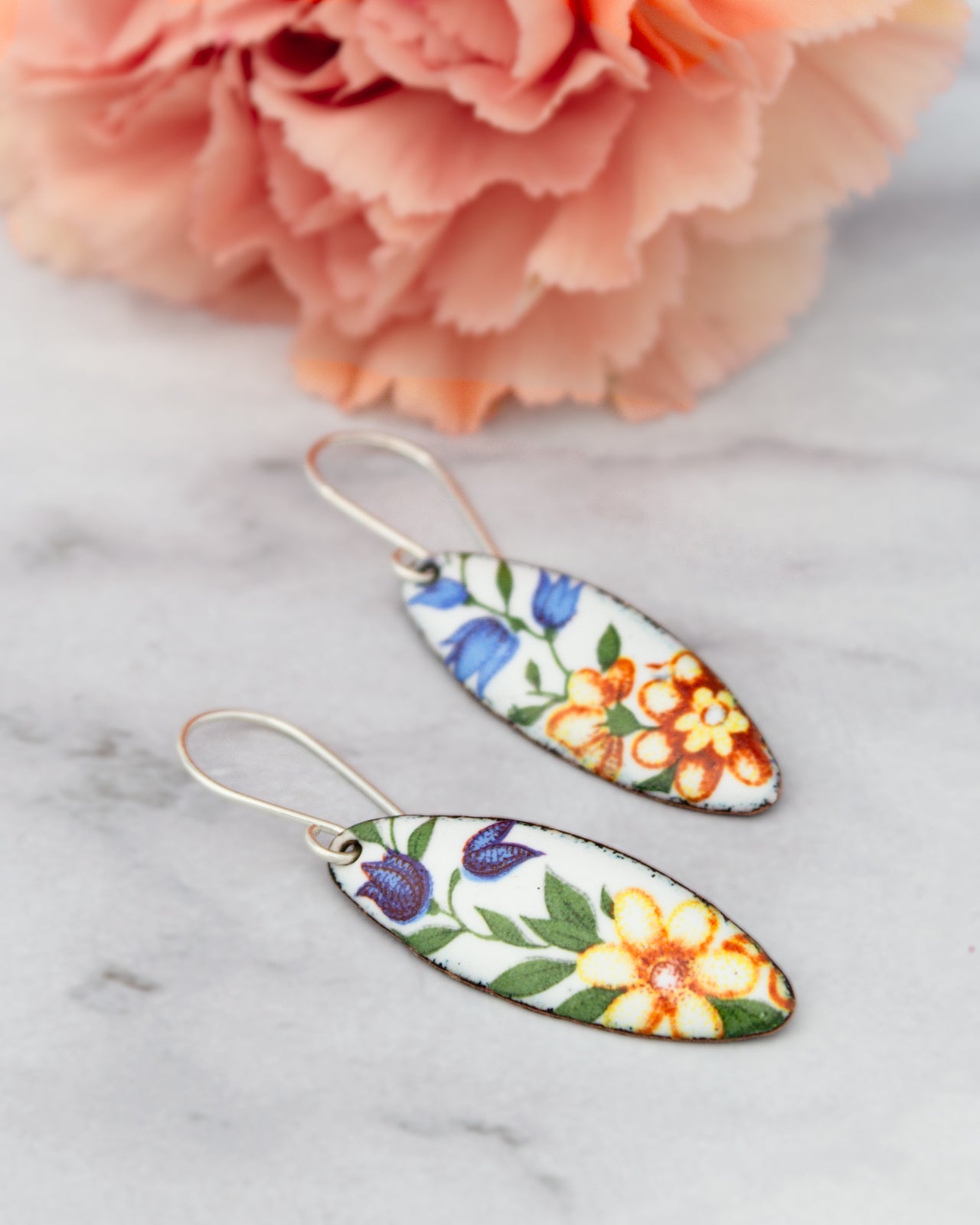 Vintage Revival Earrings, Spring Garland, Petal