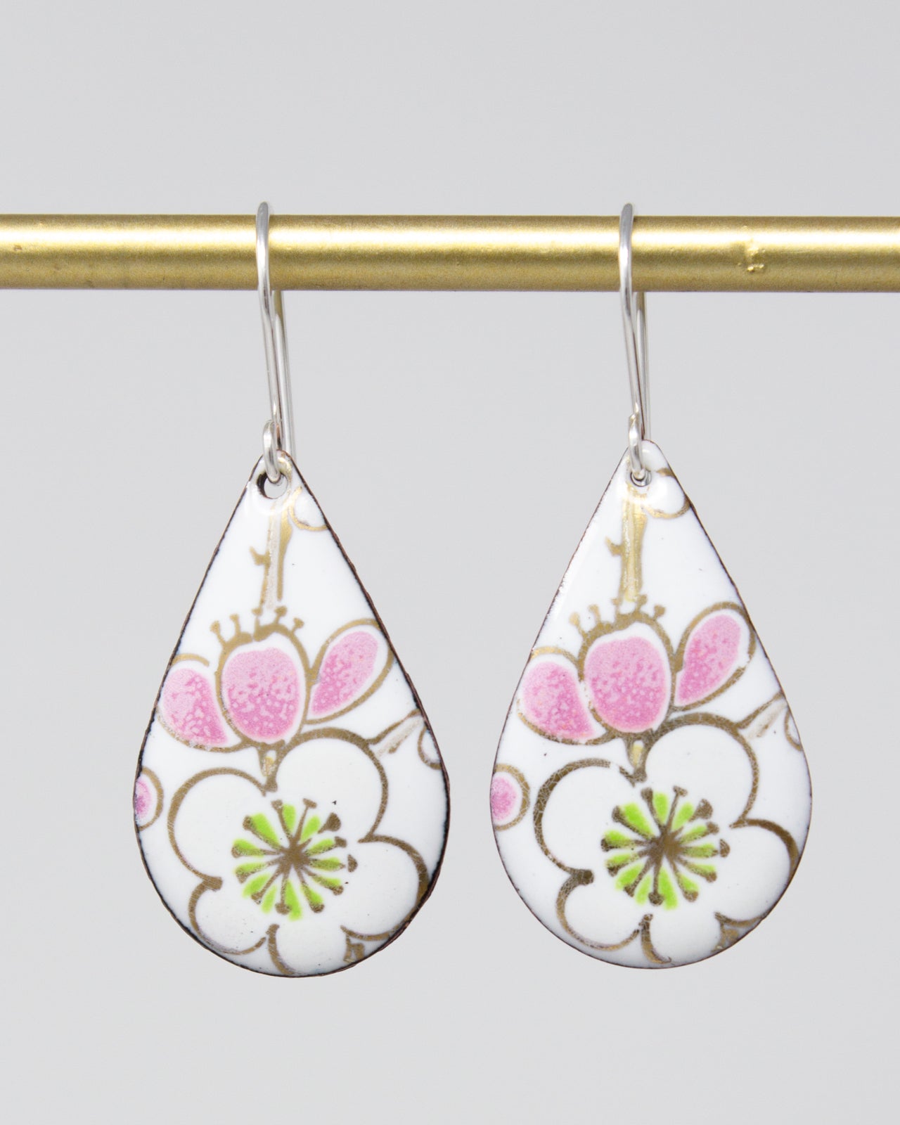 Sakura Vintage Revival Earrings, Teardrop