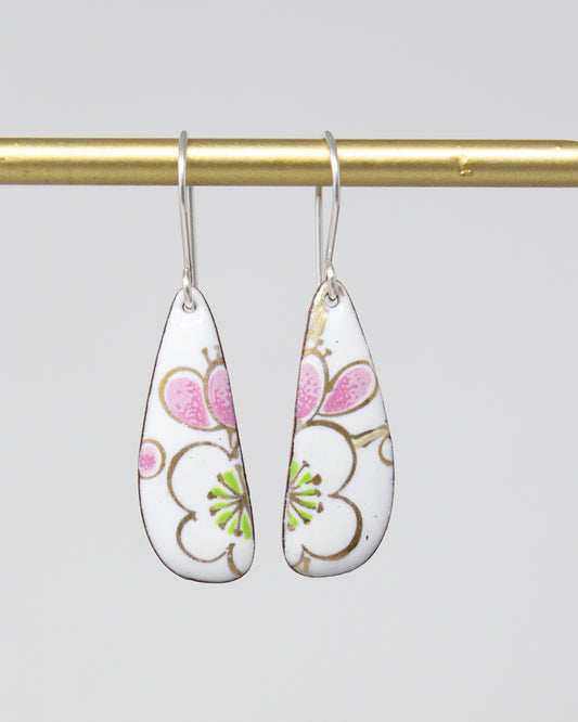 Sakura Vintage Revival Earrings, Small Drop