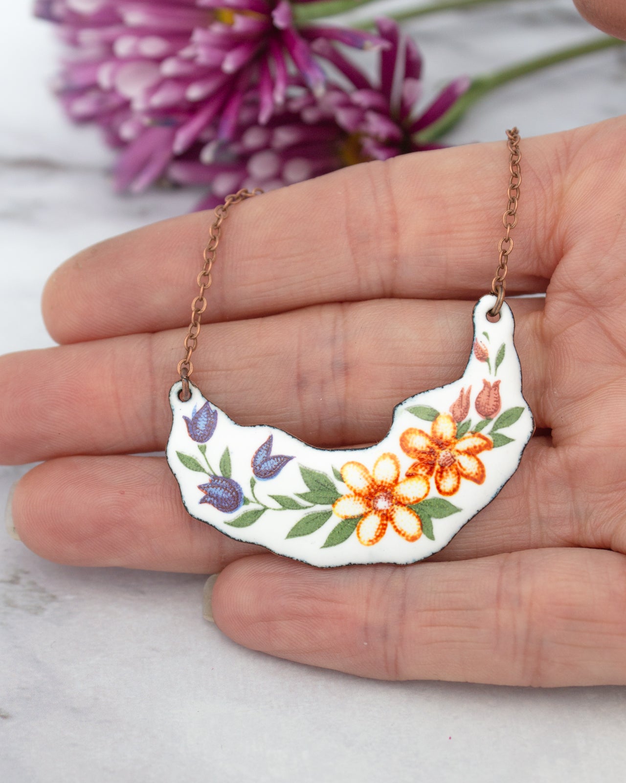 Vintage Revival Necklace, Spring Garland
