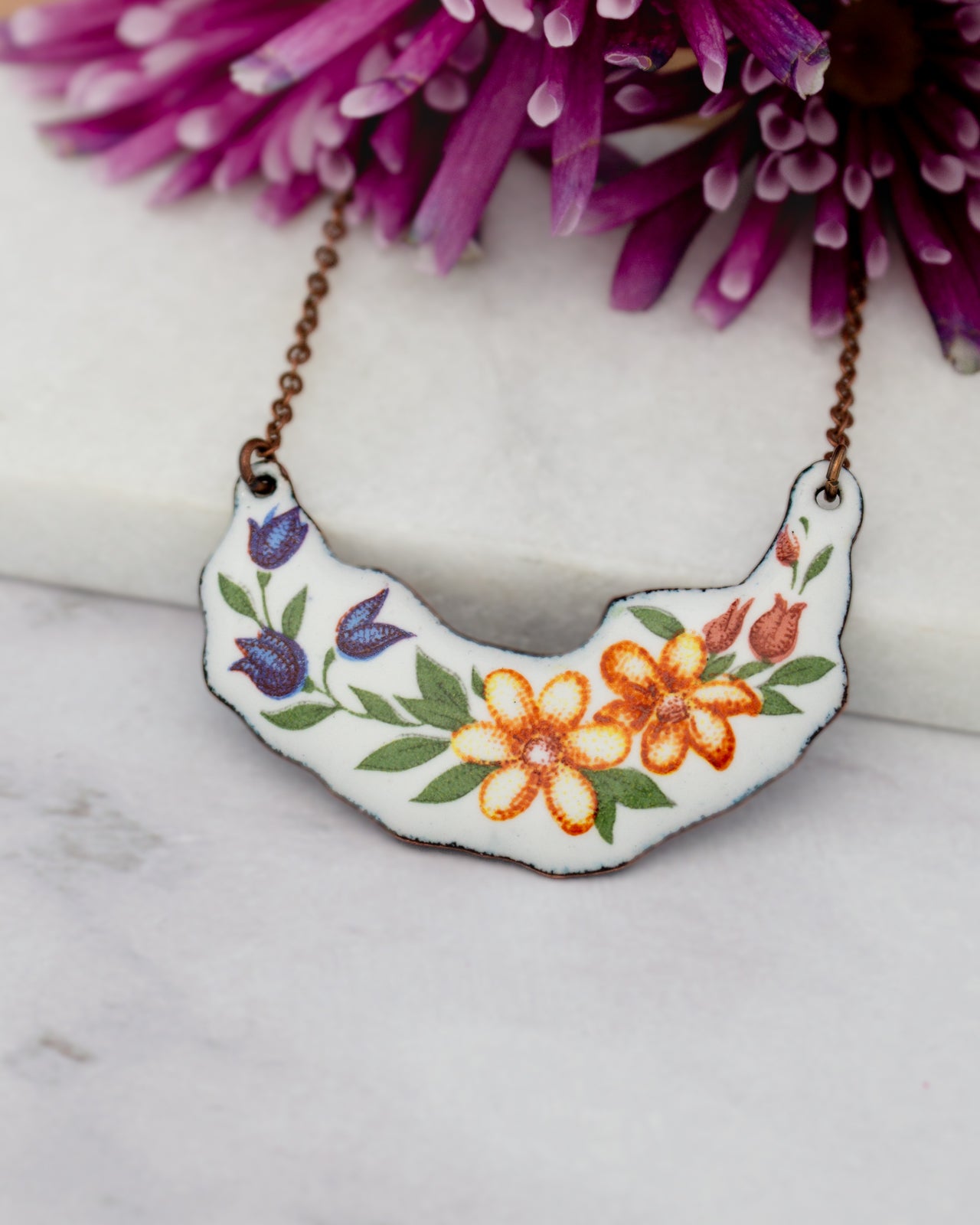 Vintage Revival Necklace, Spring Garland