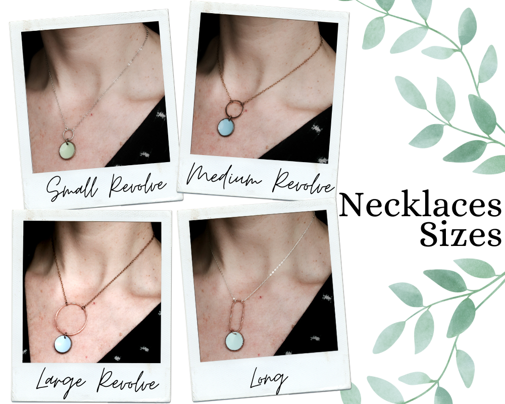 Small patina Revolve Penny necklaces- [made to order]