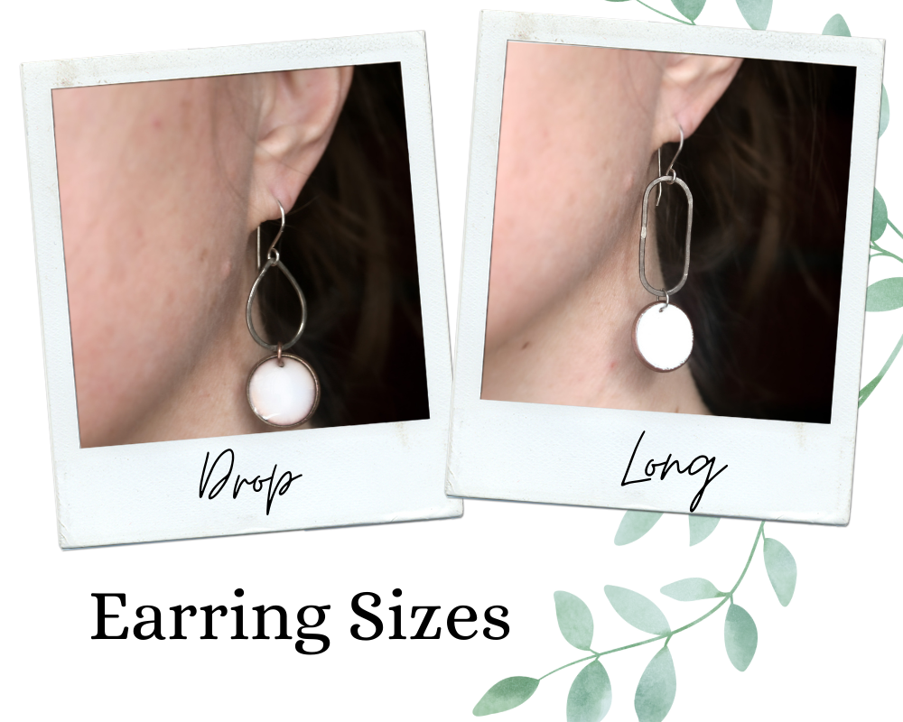 Elongate Patina Penny earrings [made to order]